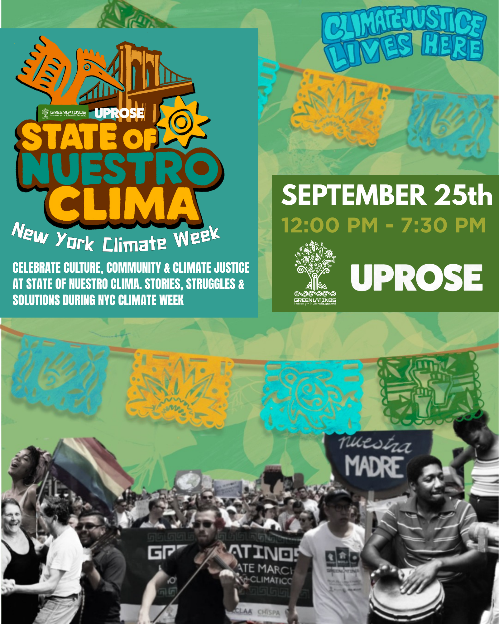 GreenLatinos x UPROSE event